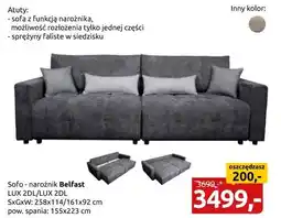 Black Red White sofo-narożnik Belfast oferta