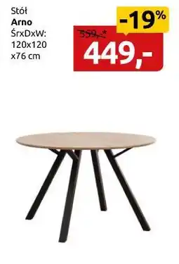 Black Red White stół Arno oferta