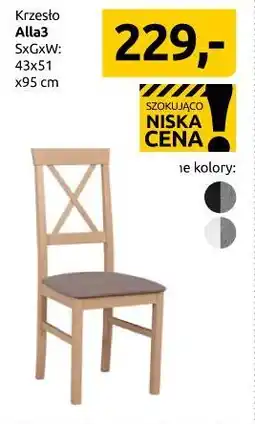 Black Red White krzesło Alla3 oferta