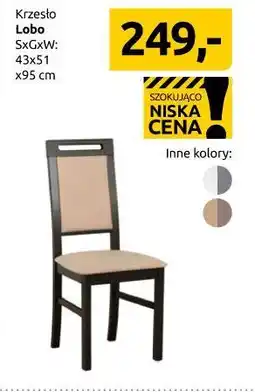 Black Red White krzesło Lobo oferta