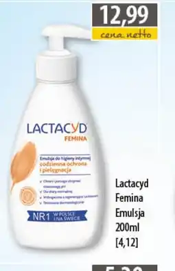 DUO-TES Lactacyd Femina Emulsja oferta