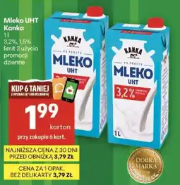 Delikatesy Centrum Mleko UHT Kanka oferta