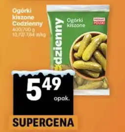 Delikatesy Centrum Ogórki kiszone Codzienny oferta