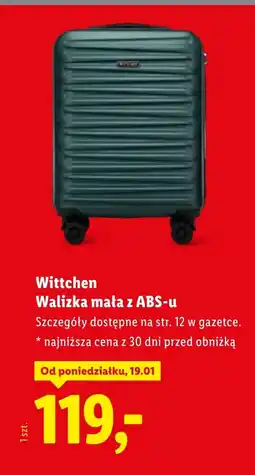 Lidl Walizka Wittchen oferta