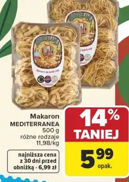 Carrefour Market Makaron Mediterranea oferta