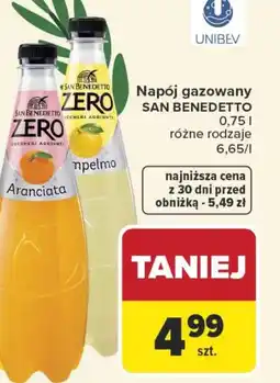 Carrefour Market Napój gazowany San Benedetto oferta