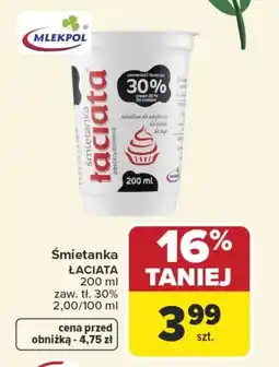 Carrefour Market Śmietanka Łaciata oferta
