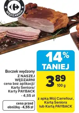 Carrefour Market Boczek wędzony Carrefour oferta