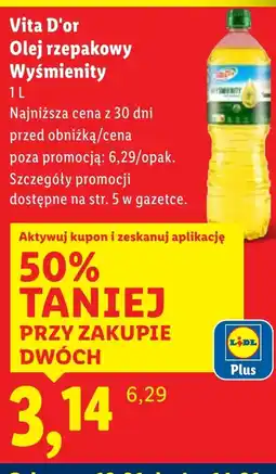 Lidl Olej VITA D'OR oferta