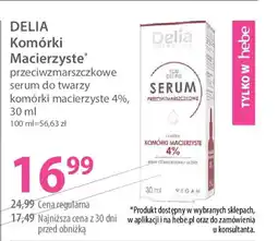 Hebe Delia komórki macierzyste przeciwzmarszczkowe serum do twarzy komórki macierzyste 4% oferta