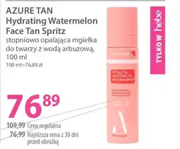 Hebe Azure tan hydrating watermelon face tan spritz stopniowo opalająca mgiełka oferta