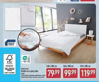 NOVITESSE Kołdra na 4 pory roku, różne rozmiary