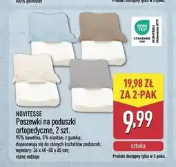 ALDI Poszewki na poduszki ortopedyczne, 2 szt oferta