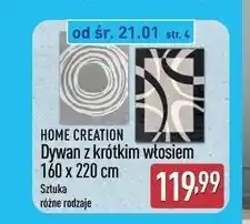 ALDI HOME CREATION Dywan z krótkim włosiem 160 x 220 cm oferta