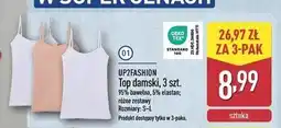 ALDI UP2FASHION Top damski, 3 szt oferta