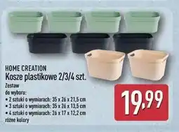 ALDI HOME CREATION Kosze plastikowe 2/3/4 szt oferta