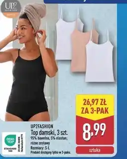 ALDI UP2FASHION Top damski, 3 szt oferta