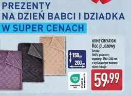 ALDI HOME CREATION Koc pluszowy oferta
