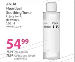 Hebe Anua heartleaf soothing toner kojący tonik do twarzy oferta