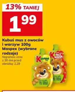 Hitpol Kubuś mus z owoców i warzyw oferta