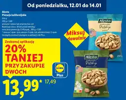 Lidl Pistacje kalifornijskie prażone i solone oferta