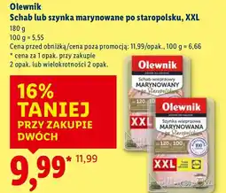 Lidl Schab marynowany po staropolsku, XXL oferta