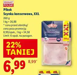 Lidl Szynka konserwowa XXL oferta
