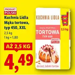 Lidl Mąka tortowa typ 450, XXL oferta