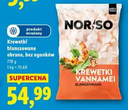 Lidl Krewetki blanszowane obrane bez ogonków oferta
