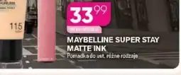 Koliber drogerie Maybelline Super Stay Matte Ink oferta