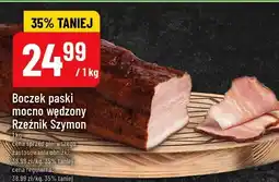 Polomarket Boczek paski mocno wędzony Rzeźnik Szymon oferta
