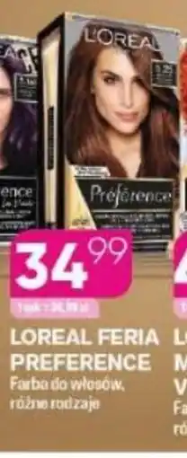 Koliber drogerie L'Oreal Farba Feria Preference oferta