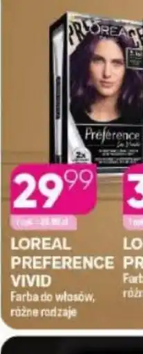 Koliber drogerie Loreal Preference Vivid farba oferta