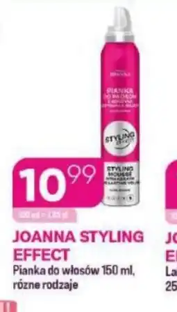 Koliber drogerie Joanna Styling Effect Pianka do włosów oferta