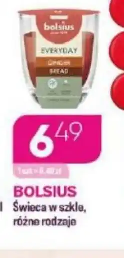 Koliber drogerie Bolsius Swieca w szkle oferta