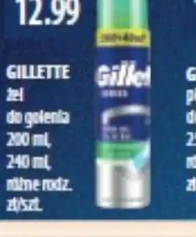 Gillette żel do golenia