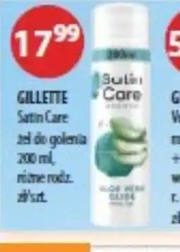 Drogerie Laboo Gillette Satin Care żel do golenia oferta