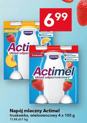 Napój mleczny Actimel truskawka
