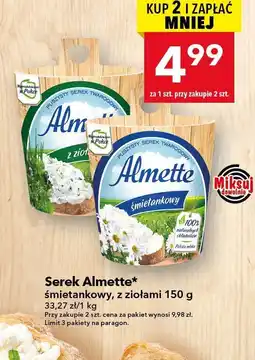 Lewiatan Serek Almette śmietankowy, z ziołami oferta