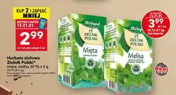Lewiatan Herbata ziołowa Zielnik Polski mięta, melisa 20 Tb x 2 g oferta
