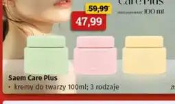 Drogeria Kosmyk Saem Care Plus kremy oferta