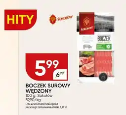 Chata Polska Boczek surowy wędzony oferta