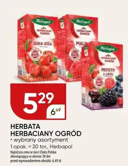 Chata Polska Herbata Herbaciany Ogród, wybrany asortyment oferta