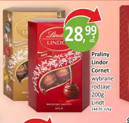 Passa Lindt Praliny Lindor Cornet oferta