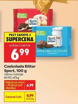 Biedronka CZEKOLADA RITTER SPORT 100 G oferta