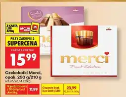 Biedronka Czekoladki Merci, opak. 250 g/210 g oferta