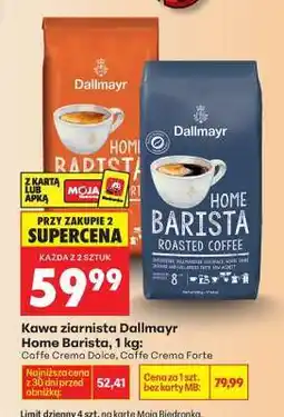 Biedronka Kawa ziarnista Dallmayr Home Barista, 1 kg oferta