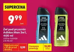 Biedronka Żel pod prysznic Adidas Men 3w1, 400 ml oferta