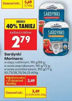 Biedronka Sardynki Marinero oferta