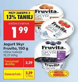 Biedronka Jogurt Skyr Fruvita, 150 g oferta